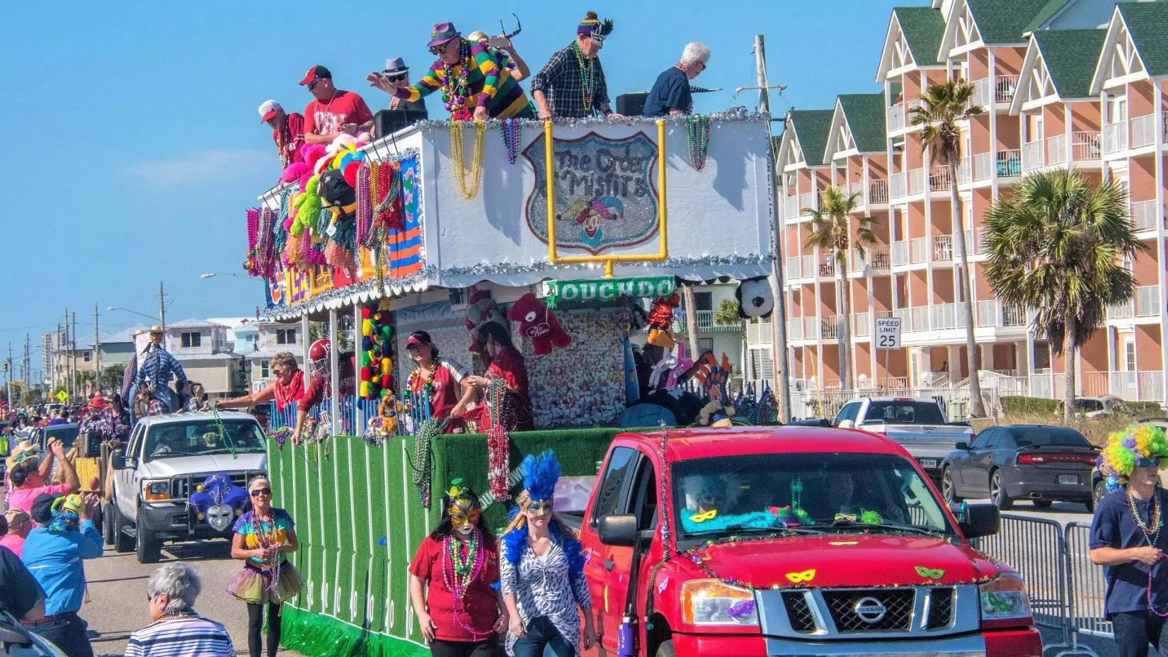 Mardi Gras Parade in Orange Beach or Pensacola